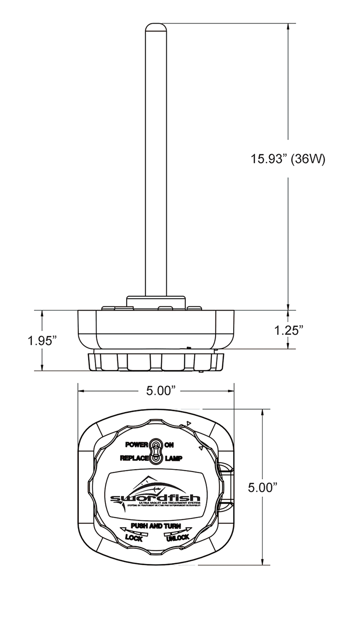 Swordfish Air 36w Whole Home Unit